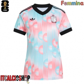 Belgio Seconda Maglia Femmina Mondiali 2026 Manica Corta